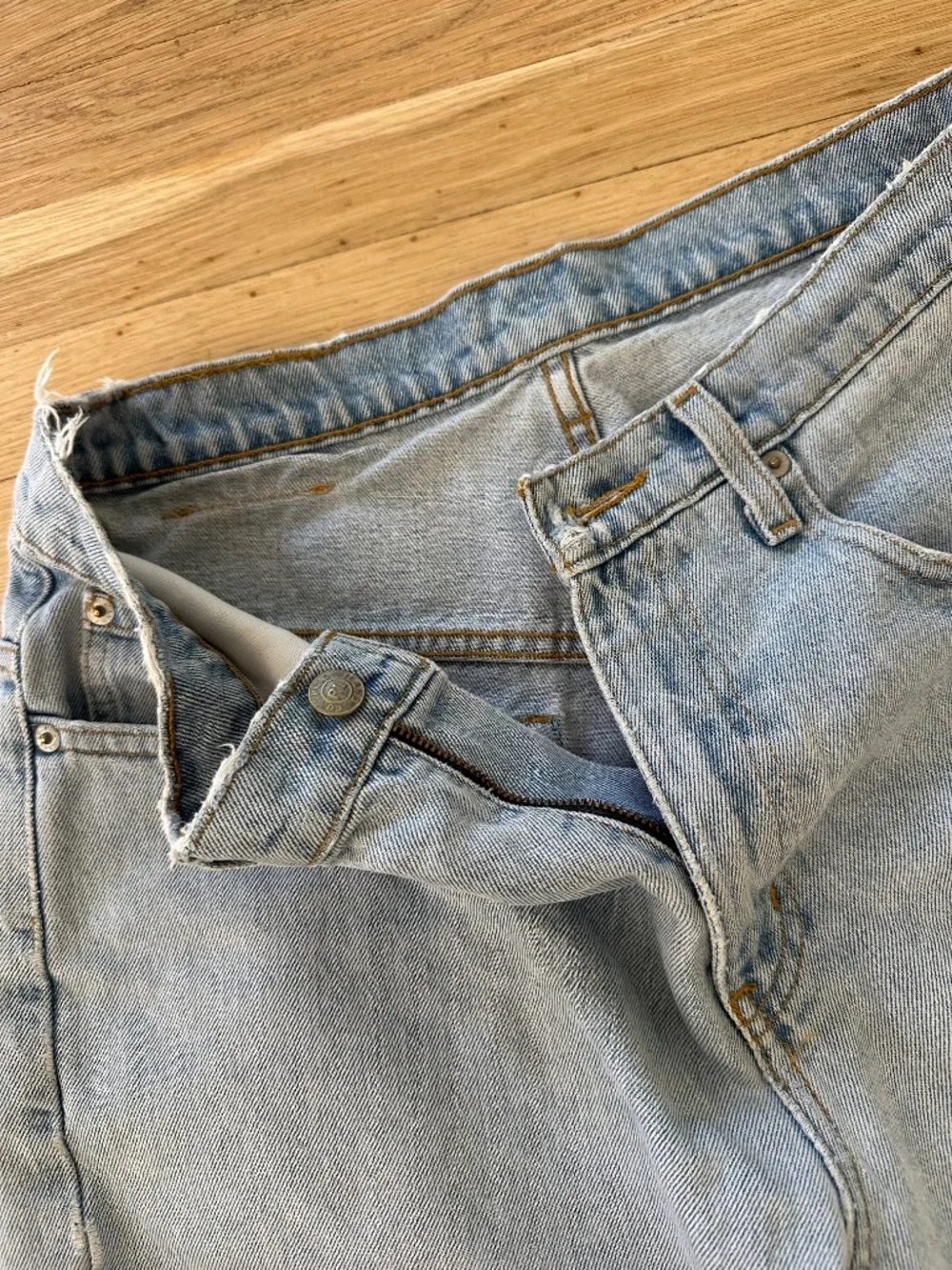 Vintage Ralph Lauren light blue wash shorts